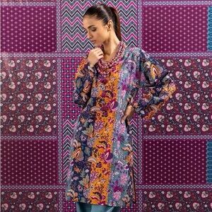 Khaadi Multicolor Print Cotton Kurta